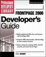 FrontPage 2000 Developer's Guide 0072119721 Book Cover