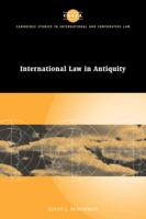 International Law in Antiquity 0521033594 Book Cover