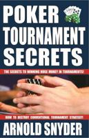Poker Tournament Secrets 1580423426 Book Cover