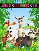 Animals Coloring Book: Animals Coloring Children Activity Books Boys, Girls, Fun Early Learning, Relaxation for ... Workbooks, Toddler Coloring Book 1696067898 Book Cover