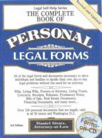 The Complete Book of Personal Legal Forms (3.5 IBM with book): Second Edition with Forms-on Disk 0935755926 Book Cover
