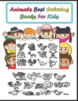 Animals best coloring books for kids: Big Activity Workbook for kids, grils & boys, animals coloring book B08JB1MWGZ Book Cover