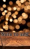 Note to self 1544658109 Book Cover