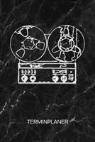 TERMINPLANER: Retro Liebhaber Kalender 80er Jahre Terminkalender - Tonbandgerät Wochenplaner Retro Elektronik Wochenplanung Party Taschenkalender Songs To-Do Liste Termine (German Edition) 1672581575 Book Cover