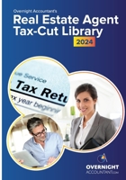 Real Estate Agent's Tax Cut Library - 2024: Cut your largest expense - Taxes! B0DS9HTX58 Book Cover