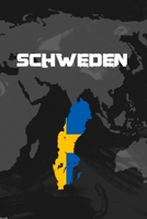 Schweden: Dein pers�nliches Reisetagebuch f�rs Notieren und Sammeln deiner sch�nsten Erlebnisse in Skandinavien - Geschenkidee f�r Abenteurer - 120 fein linierte Seiten - 6x9 Zoll 1088621325 Book Cover