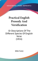 Practical English Prosody and Versification; 1165484617 Book Cover