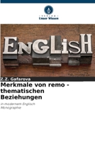 Merkmale von remo - thematischen Beziehungen 6205757427 Book Cover