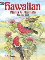 Hawaiian Plants and Animals Coloring Book 0486403602 Book Cover