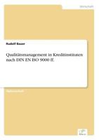 Qualitatsmanagement in Kreditinstituten Nach Din En ISO 9000 Ff. 3838637445 Book Cover