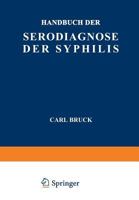 Handbuch Der Serodiagnose Der Syphilis 3662018101 Book Cover