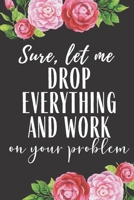 Sure Let Me Drop Everything and Work on Your Problem : 2020 Planner Funny Planner Lesson Student Study Teacher Plan Book Peace Happy Productivity Stress Management Agenda Diary Journal Homeschool Mind 1670067793 Book Cover