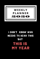 2020 Planner Weekly : January to December: Watercolor Cover (2020 Popular Planner) 1660932688 Book Cover