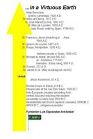 In a Virtuous Earth : 1st Saint St 1519208766 Book Cover