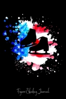 Figure Skating Journal: Ice Skating Lovers Lined Diary, Journal, Notebook or List Book 1089181000 Book Cover