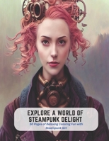 Explore a World of Steampunk Delight: 50 Pages of Relaxing Coloring Fun with Steampunk Girl B0CCCWXQMK Book Cover