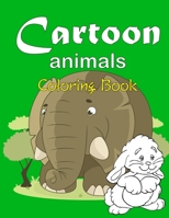 Cartoon Animals Coloring Book 1655230964 Book Cover