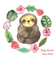 Sloth Baby Shower guest book 1839909994 Book Cover