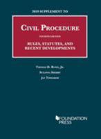 Civil Procedure: 2014 Supplement 1642429430 Book Cover