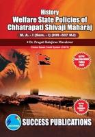 Welfare State of Chhatrapati Shivaji Maharaj, First Year, M.A, Sem-I-English 8119180917 Book Cover