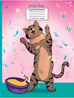 Cute Cat Composition Notebook for Kids: "Find Your Happy with Franz": Charachter from Heidi's Healing Heart ~ Glossy Finish ~ Standard Elementary School Size B5 ~ Watermark @ Page 51 1966144202 Book Cover