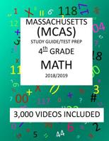 4th Grade MASSACHUSETTS MCAS, 2019 MATH, Test Prep: 4th Grade MASSACHUSETTS MCAS 2019 MATH Test Prep/Study Guide 1727059239 Book Cover