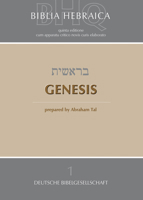 Biblia Hebraica Quinta: Genesis 1619708388 Book Cover