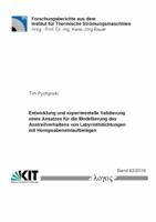 Entwicklung Und Experimentelle Validierung Eines Ansatzes Fur Die Modellierung Des Anstreifverhaltens Von Labyrinthdichtungen Mit Honigwabeneinlaufbel 3832543597 Book Cover