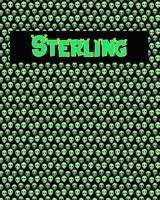 120 Page Handwriting Practice Book with Green Alien Cover Sterling: Primary Grades Handwriting Book 109751725X Book Cover