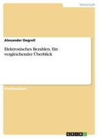 Elektronisches Bezahlen. Ein vergleichender �berblick 3668138001 Book Cover