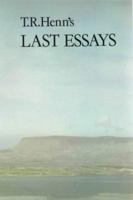 Last Essays 0064928195 Book Cover