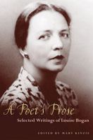 Poets Prose: Selected Writings Of Louise Bogan 0804010714 Book Cover