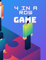 4 In A Row Game Note Pad: 4 In A Row Puzzle Games For Kids Age 4 - 8 B08DC63SDW Book Cover