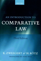 An Introduction to Comparative Law 0198257783 Book Cover
