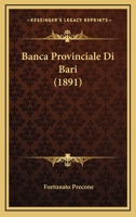 Banca Provinciale Di Bari (1891) 1160805067 Book Cover