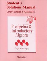 Student Solutions Manual for Prealgebra & Introductory Algebra 0321649435 Book Cover