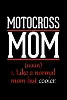 Motocross Mom Notebook: Graph Paper Notebook with 120 pages 6x9 perfect as math book, sketchbook, workbook and diary Funny Gift for Motocross Fans and Coaches 167725260X Book Cover