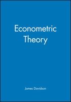 Econometric Theory 0631215840 Book Cover