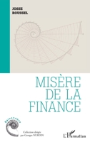 Misère de la finance (Raisonance) (French Edition) 2343035032 Book Cover