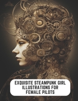 Exquisite Steampunk Girl Illustrations for Female Pilots: 50 Pages to Color Your Stress Away B0CCCX6L8X Book Cover