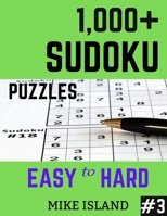 1000+ SUDOKU PUZZLES EASY TO HARD: Sudoku Puzzle Book For Adults B08ZQ9YMT6 Book Cover