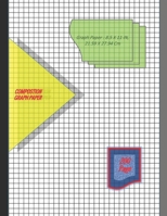 Graph Paper Notebook 8.5 x 11 IN, 21.59 x 27.94 cm: 1/4 inch thin = 0.25" squares perfect binding, non-perforated, Double-sided Composition Graph ... Paper, Grid Paper, or Squared Paper Notebook 1675348065 Book Cover
