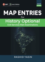 Map Entries for History Optional 3ed 9395101679 Book Cover