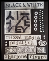 Black and White Mixed Media Painting 0464036348 Book Cover