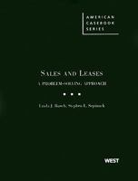 Sales and Leases: A Problem-Solving Approach 0314192034 Book Cover