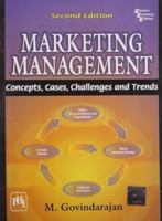 Marketing Management: Concepts, Cases, Challenges and Trends 8120332598 Book Cover