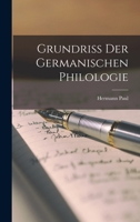 Grundriss der Germanischen Philologie 1017085854 Book Cover