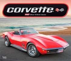 Corvette Official 2027 14 X 24 Inch (Hanging) Monthly Deluxe Wall Calendar Foil Stamped Cover Plastic-Free B0GH8J42XR Book Cover