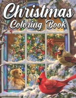 Christmas Coloring Book: An Adult Coloring Book Featuring Beautiful Winter Landscapes and Heart Warming Holiday Scenes for Stress Relief and Relaxation B08QFBMS9V Book Cover