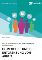 Homeoffice und die Entgrenzung von Arbeit. Welche Auswirkungen hat die alternierende Teleheimarbeit? (German Edition) 3960958455 Book Cover